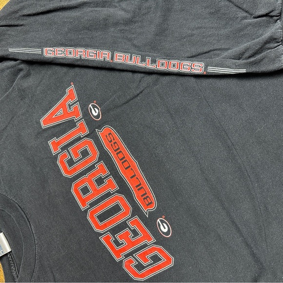 (L) Vintage University of Georgia Bulldogs Long sleeve Tee Men - Picture 3 of 3